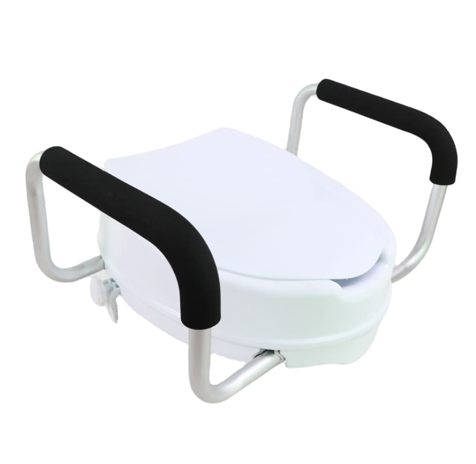 Raised Toilet Seat with Handles